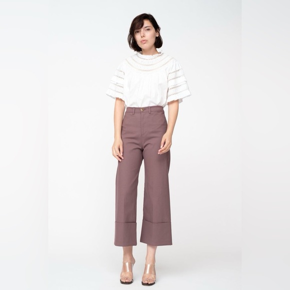 Sea New York Mauve Pink Lennox Cuffed Pants
